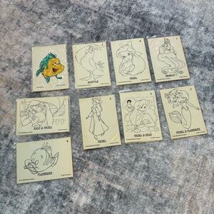 1991 Pro Set Inc Disney Little Mermaid Trading card lot